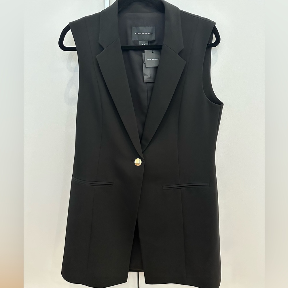 Club Monaco Varlah Vest black size medium